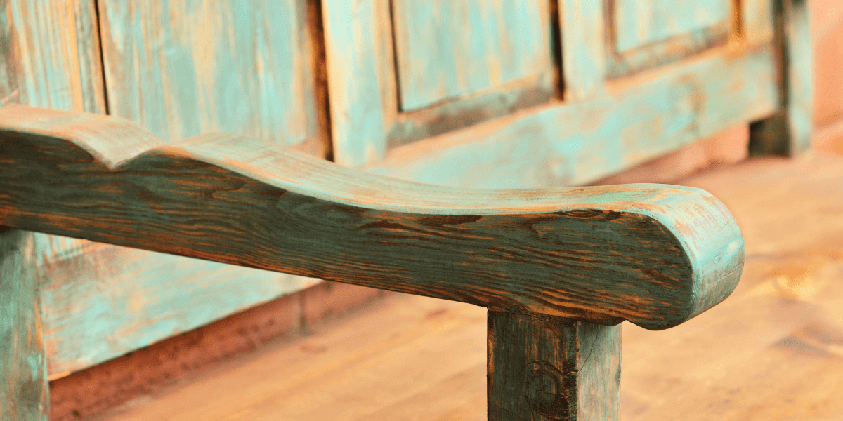 Weathered furniture