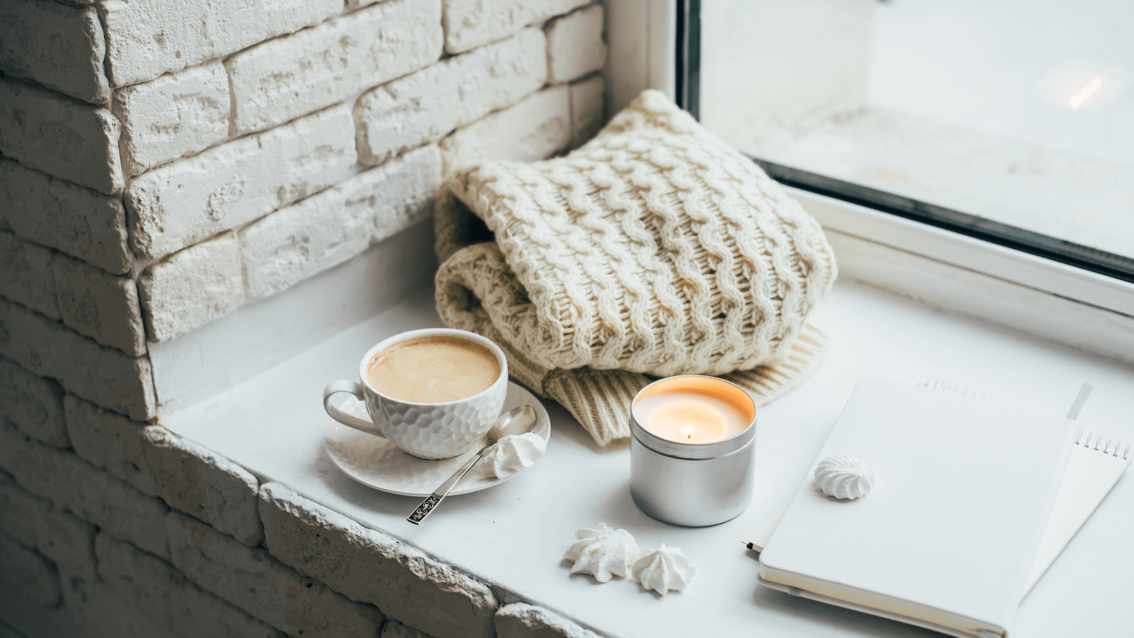 Windowsill with blanket and cup of coffee | Tucson Rental Property